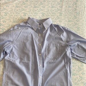Joseph A Bank traveler slim fit button down